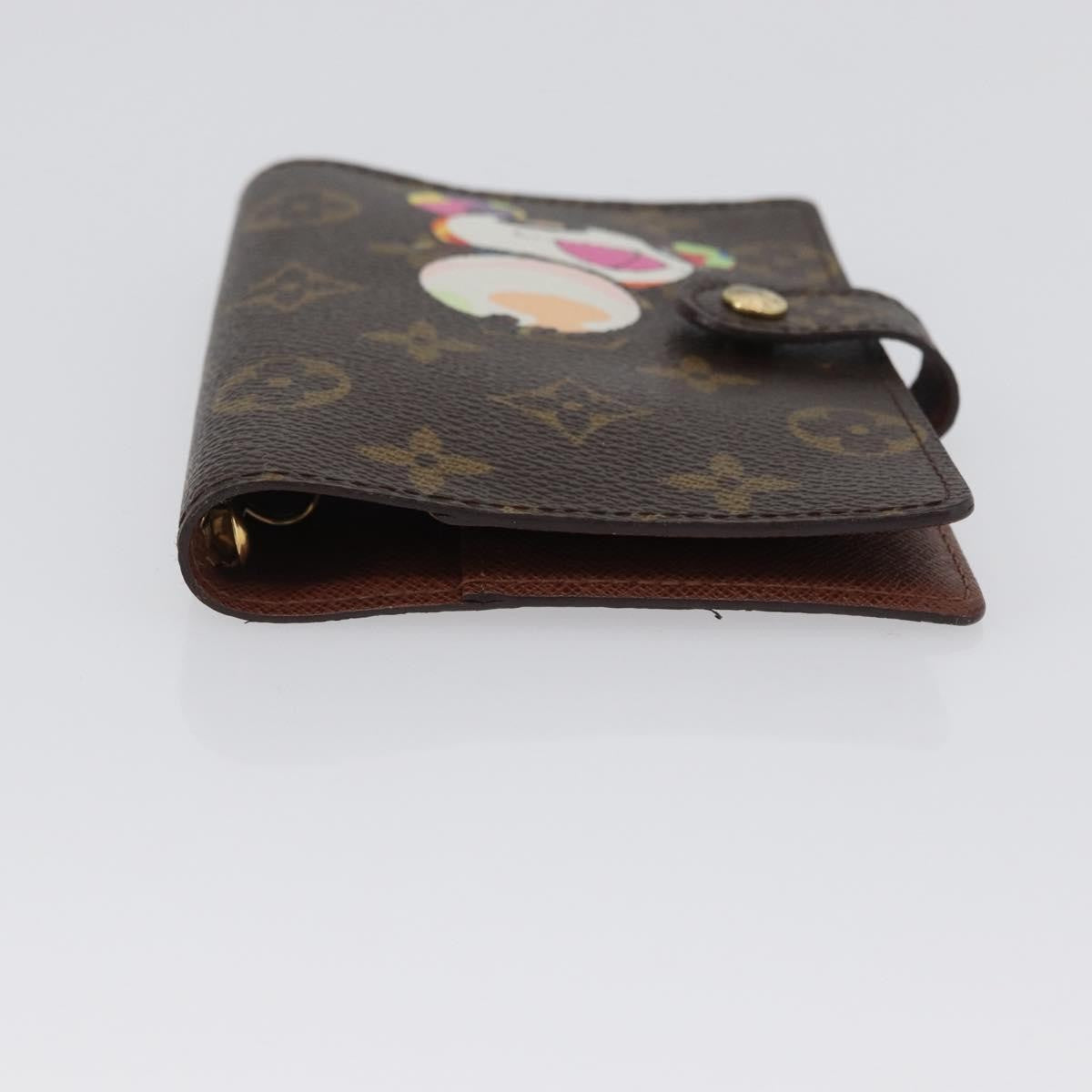 Louis Vuitton Agenda Cover Monogram Panda Brown Canvas Wallets Accessory