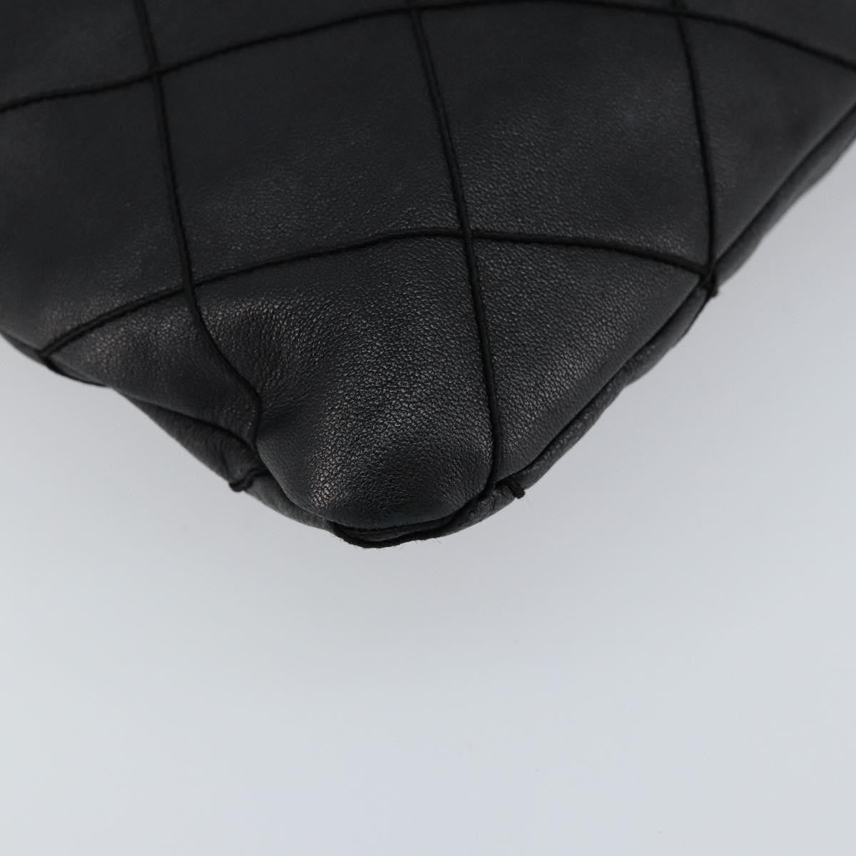 Chanel Vintage Shoulder Bag Leather Black Leather Shoulder Bag Bag