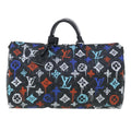 Louis Vuitton Keepall Bandouliere Bag Graffiti Monogram Eclipse Canvas Multicolour Canvas Bag