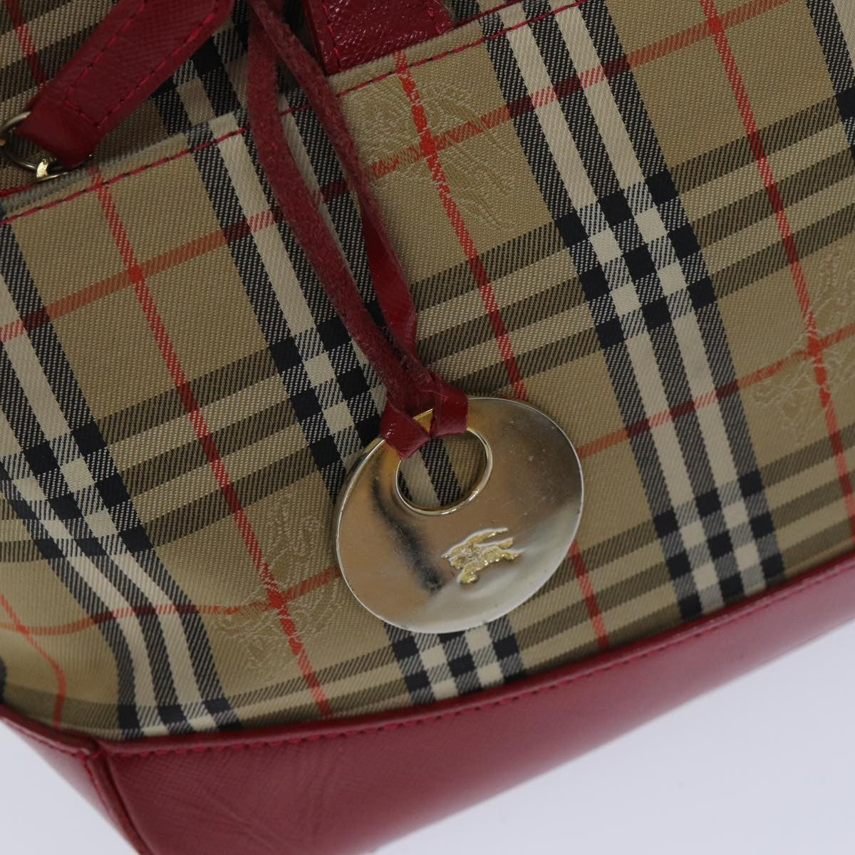 Burberry Nova Check Handbag Nova Check Canvas Beige Canvas Handbag