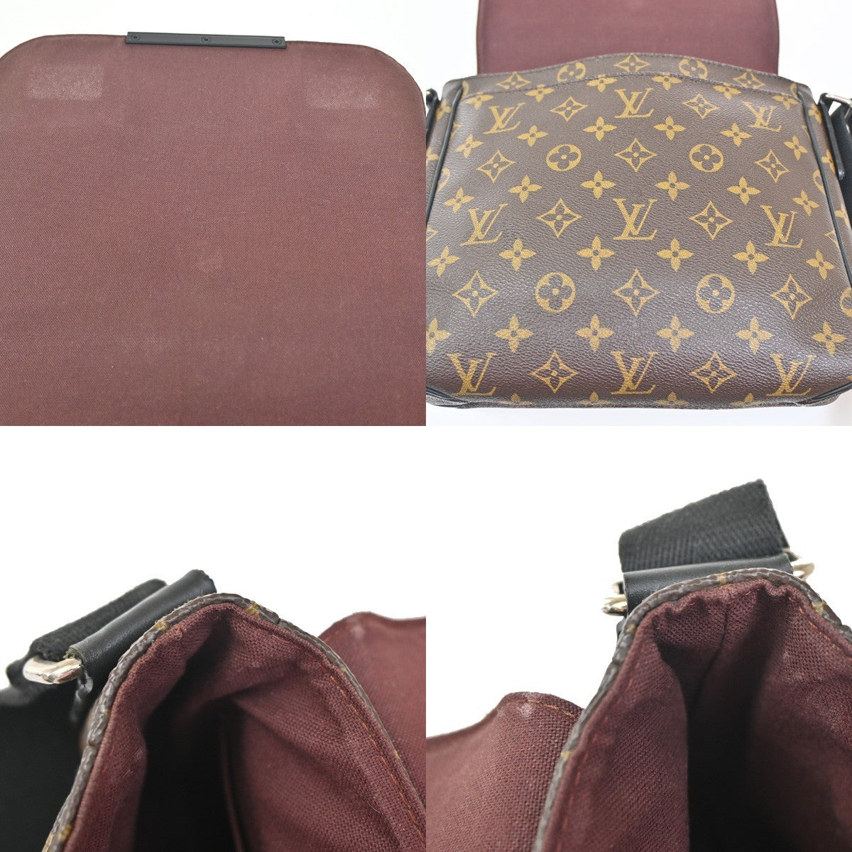 Louis Vuitton District Messenger Bag Macassar Monogram Canvas Brown Canvas Shoulder Bag