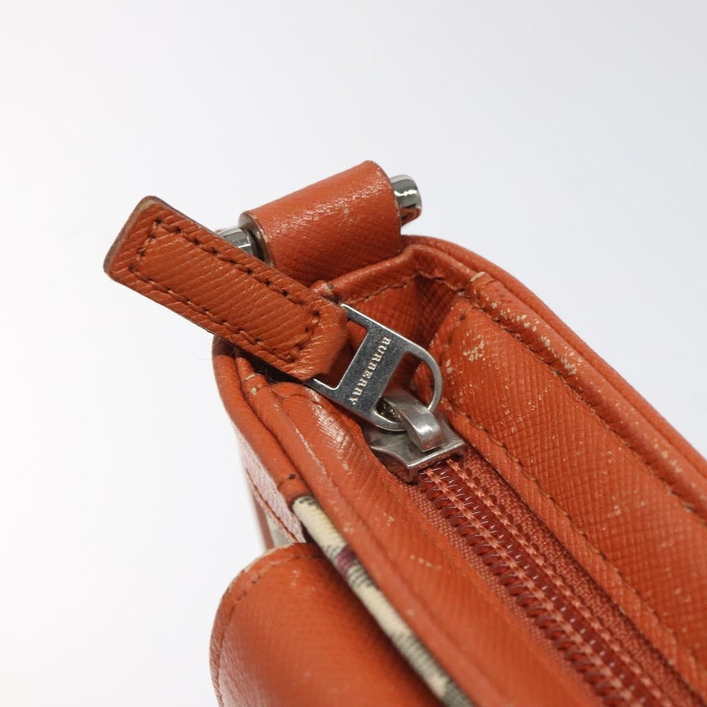 Burberry Nova Check Shoulder Bag Canvas And Leather Beige Canvas Shoulder Bag