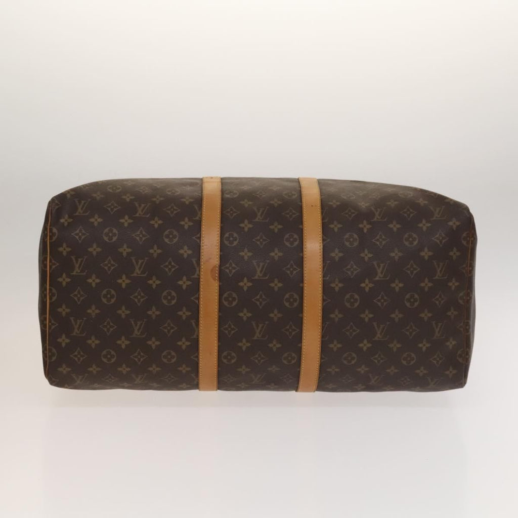 Louis Vuitton Keepall Bag Monogram Canvas Brown Canvas Travel Bag