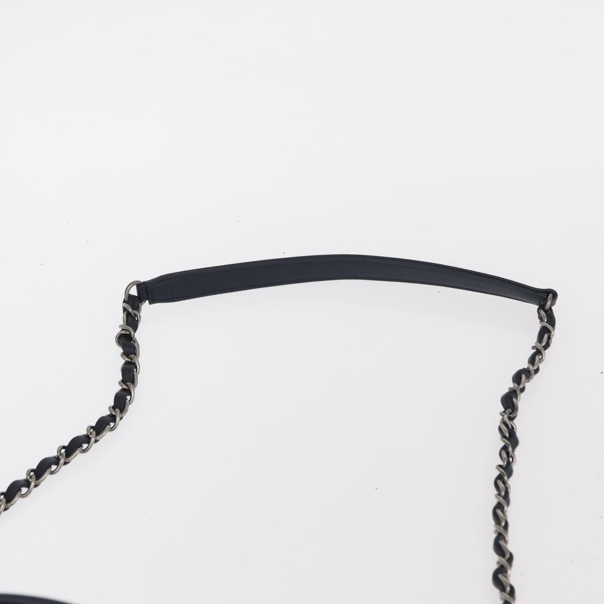 Chanel Convertible Chain Bowler Bag Woven Calfskin Green Leather Handbag