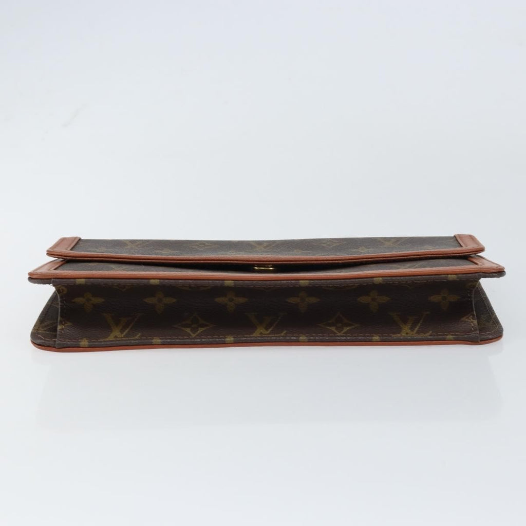 Louis Vuitton Dame Pochette Monogram Canvas Brown Canvas Clutche & Pouche Bag