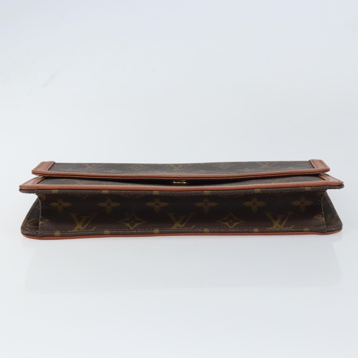 Louis Vuitton Dame Pochette Monogram Canvas Brown Canvas Clutche & Pouche Bag