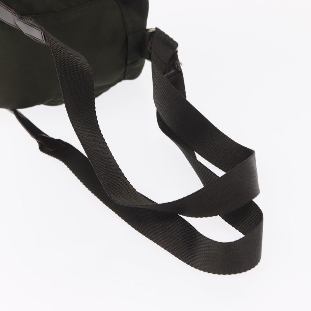 Prada Front Pocket Backpack Tessuto Khaki Nylon Backpack Bag