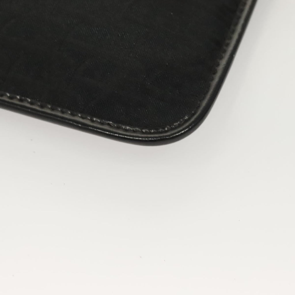 Christian Dior Vintage Trotter Pouch Diorissimo Canvas Black Canvas Clutche & Pouche Bag (Pre-Owned)
