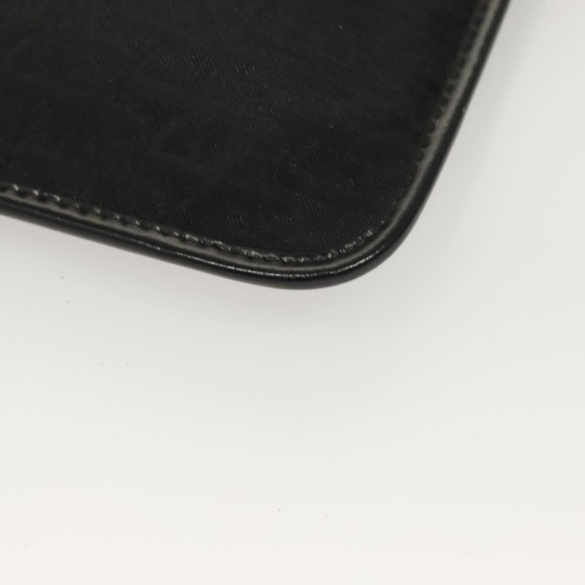 Christian Dior Vintage Trotter Pouch Diorissimo Canvas Black Canvas Clutche & Pouche Bag (Pre-Owned)