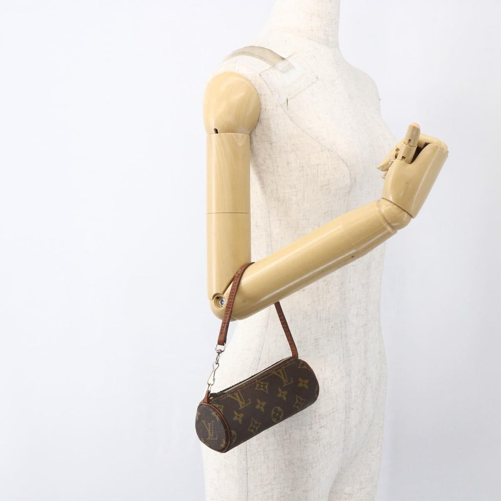 Louis Vuitton Papillon Pochette Monogram Canvas Brown Canvas Clutche & Pouche Bag