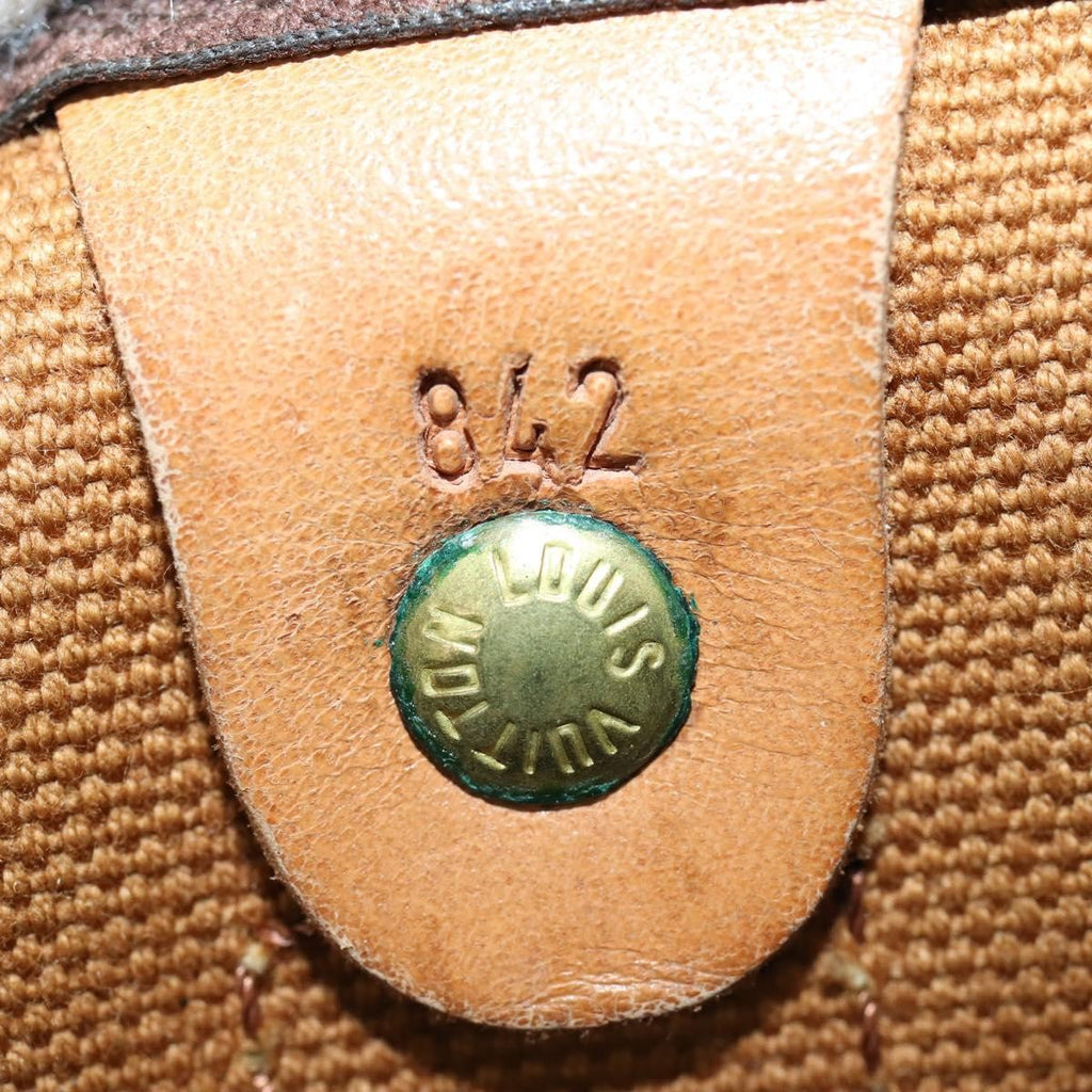 Louis Vuitton Keepall Bag Monogram Canvas Brown Canvas Travel Bag