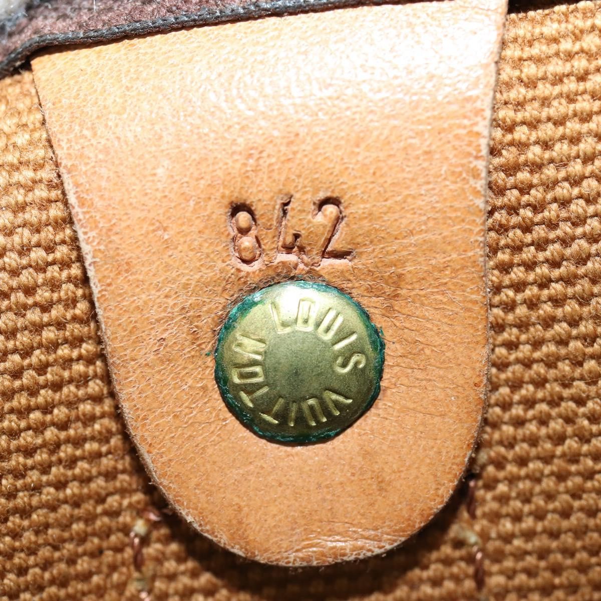 Louis Vuitton Keepall Bag Monogram Canvas Brown Canvas Travel Bag