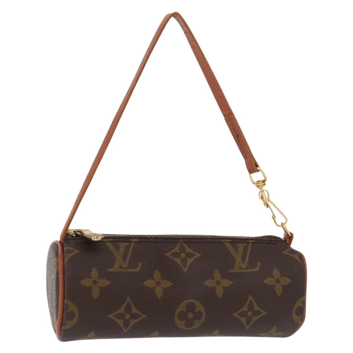 Louis Vuitton Papillon Pochette Monogram Canvas Brown Canvas Clutche & Pouche Bag