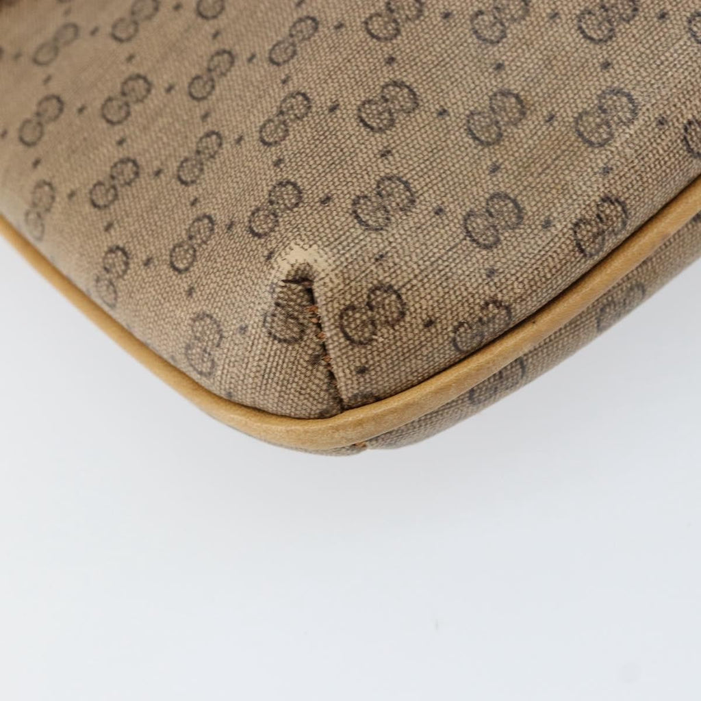 Gucci Micro Gg Supreme Shoulder Bag Gg Canvas Beige Pvc Shoulder Bag Bag (Pre-Owned)