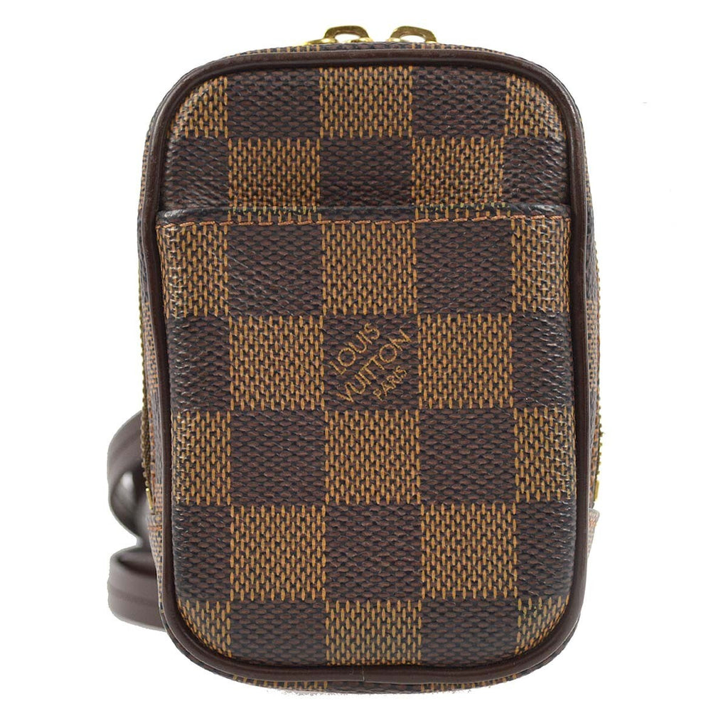 Louis Vuitton Etui Okapi Camera Case Damier Brown Canvas Shoulder Bag