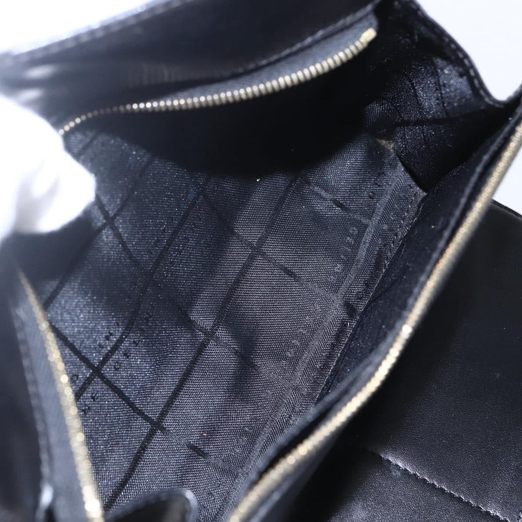 Celine Vintage Macadam Shoulder Bag Canvas Black Canvas Shoulder Bag Bag