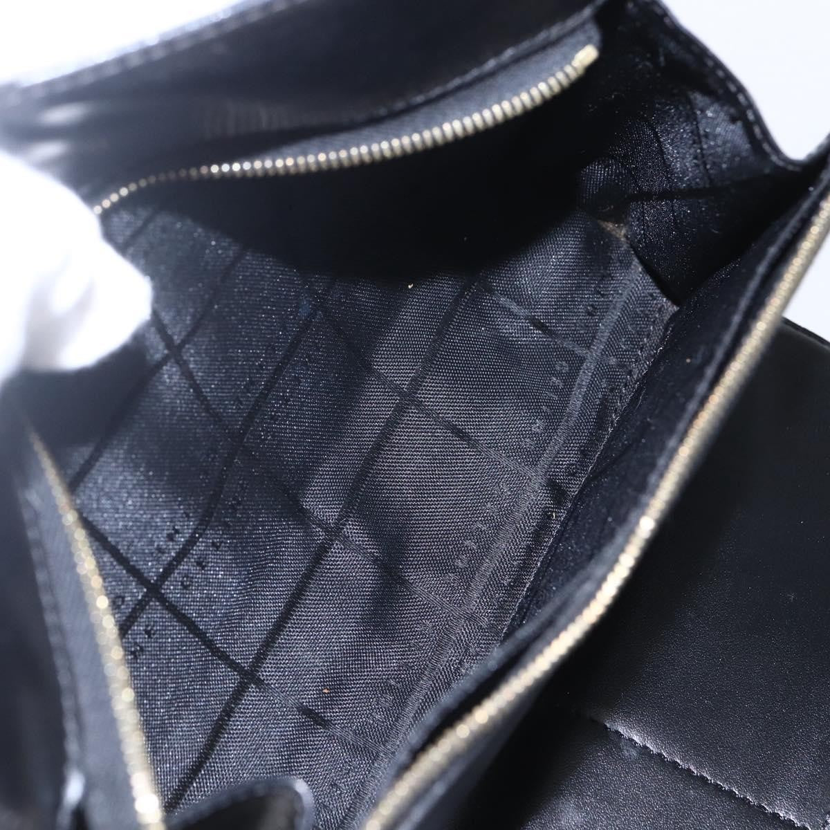 Celine Vintage Macadam Shoulder Bag Canvas Black Canvas Shoulder Bag Bag
