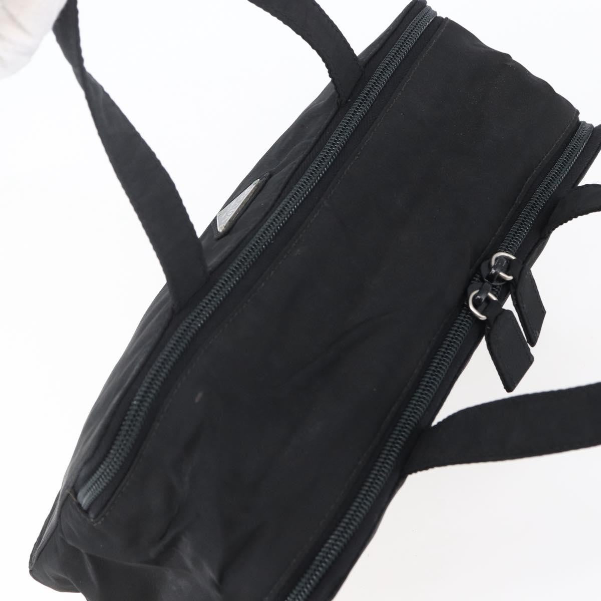 Prada Vintage Handbag Tessuto Black Nylon Handbag