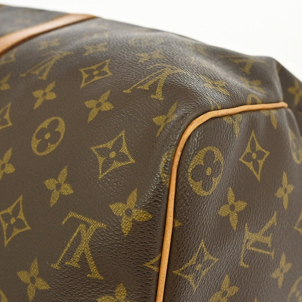 Louis Vuitton Keepall Bag Monogram Canvas Brown Canvas Travel Bag