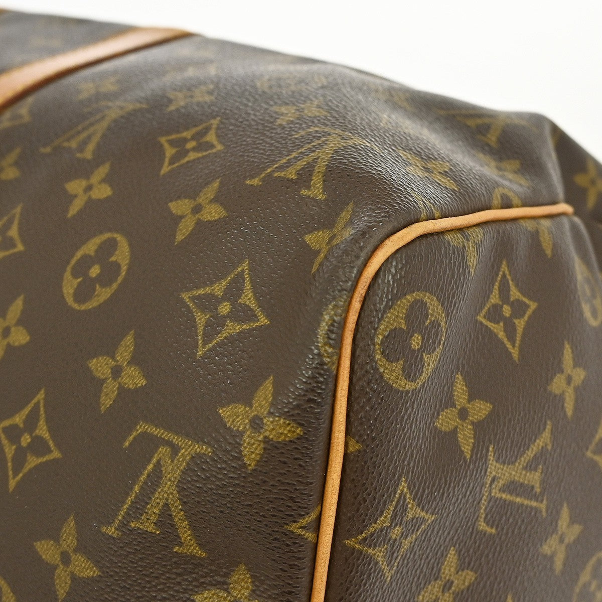 Louis Vuitton Keepall Bag Monogram Canvas Brown Canvas Travel Bag