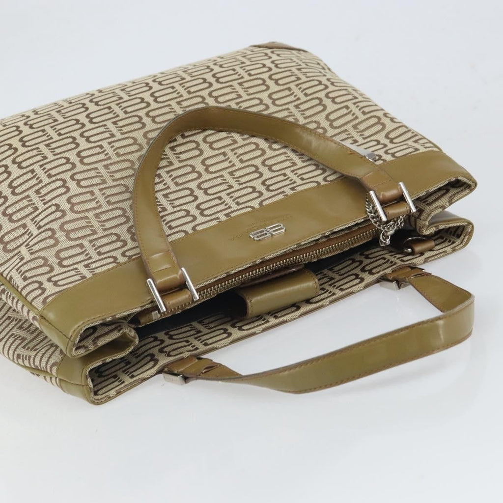 Balenciaga Vintage Handbag Canvas Beige Canvas Hand