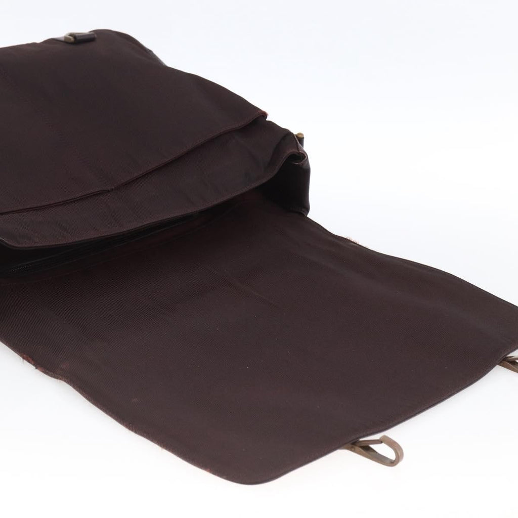 Louis Vuitton Dersou Bag Taiga Leather And Canvas Brown Leather Shoulder Bag