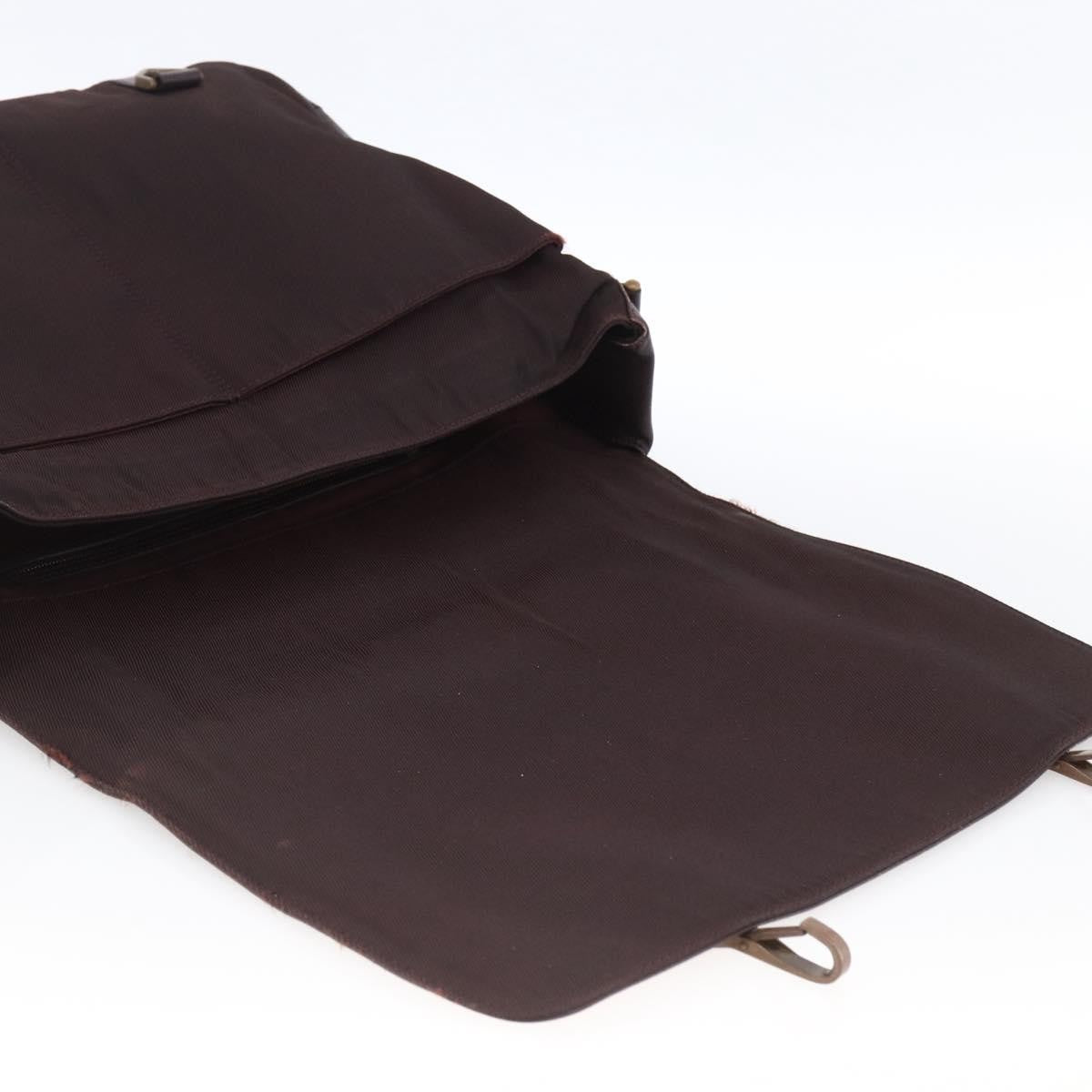 Louis Vuitton Dersou Bag Taiga Leather And Canvas Brown Leather Shoulder Bag