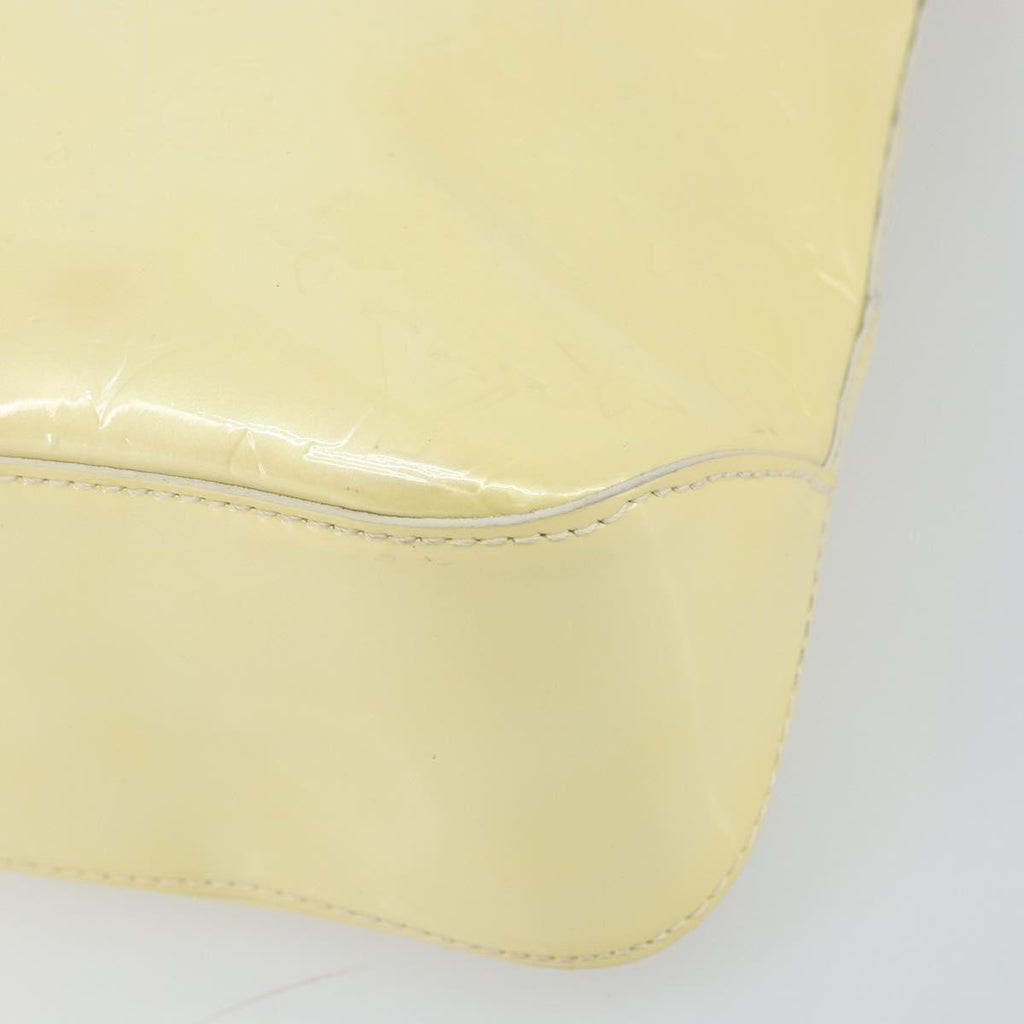 Louis Vuitton Brentwood Handbag Monogram Vernis Yellow Patent_Leather Tote Bag