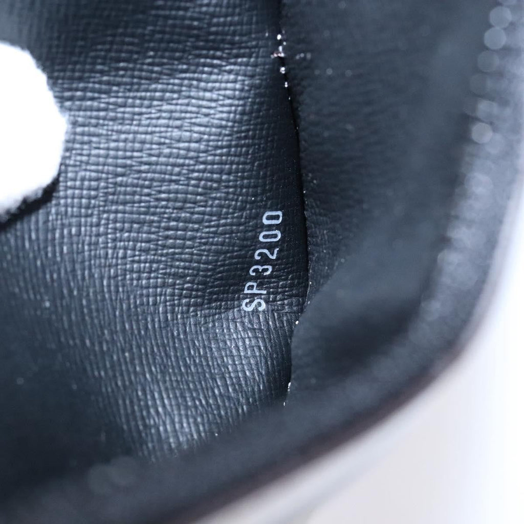 Louis Vuitton Nigo Duck Coin Holder Printed Leather And Limited Edition Giant Damier Black Canvas Wallets Accessory