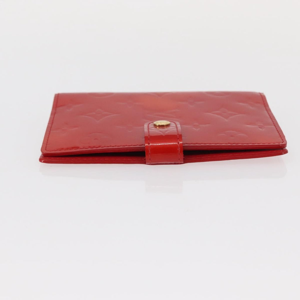 Louis Vuitton Agenda Cover Patent Leather Red Patent_Leather Toiletry Case Accessory
