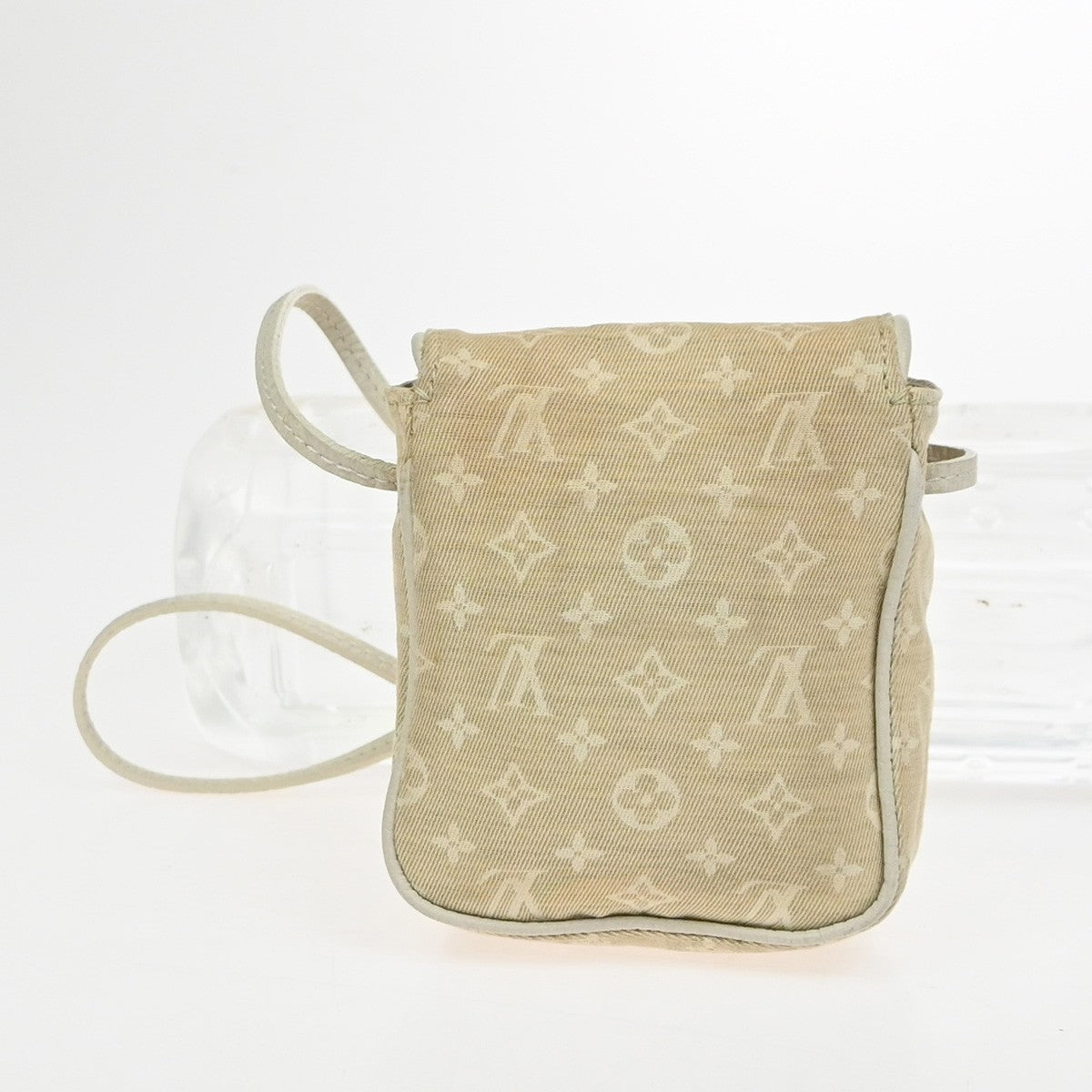 Louis Vuitton Cancun Pochette Monogram Mini Canvas Beige Canvas Clutche & Pouche Bag