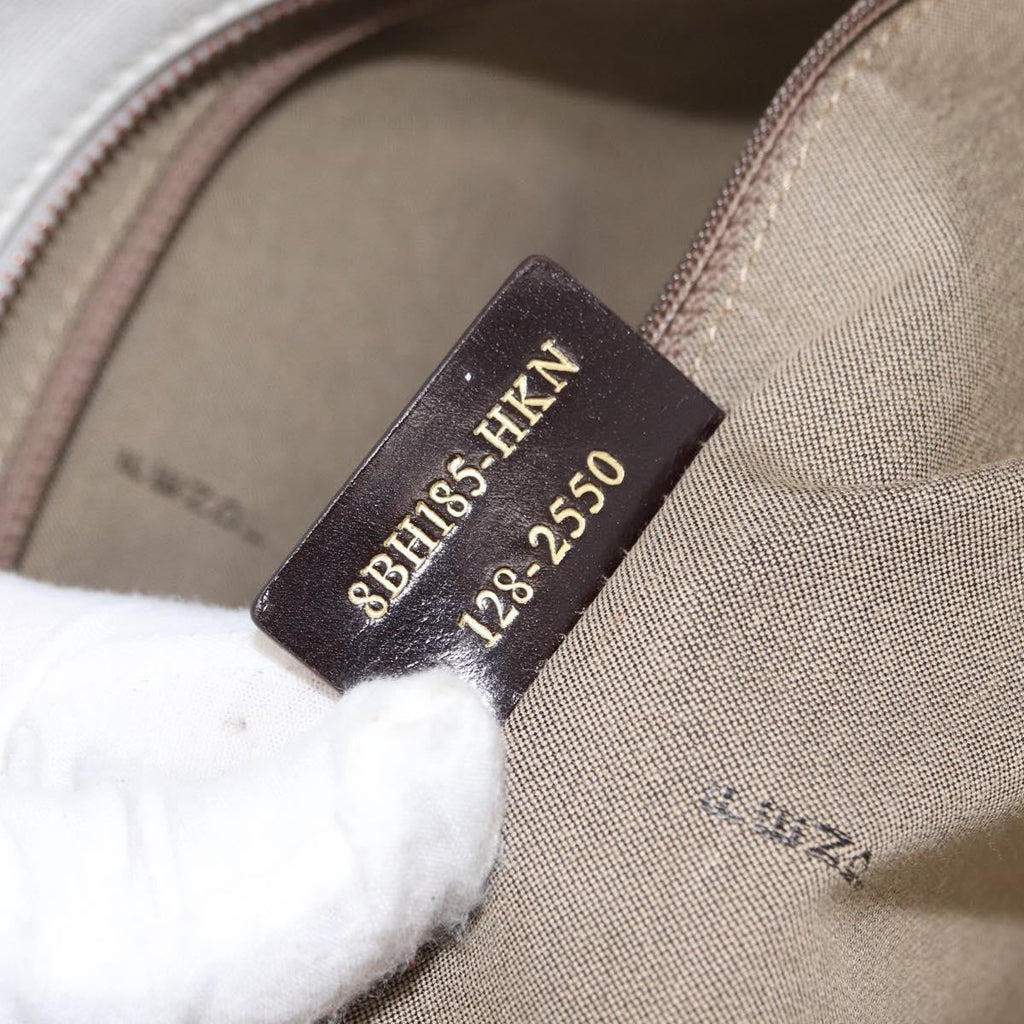 Fendi Roll Tote Zucca Canvas And Leather Beige Canvas Tote Bag Bag