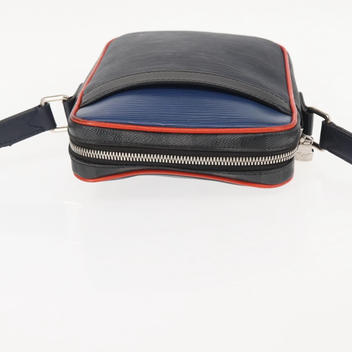Louis Vuitton Danube Handbag Epi Leather Navy Leather Bag