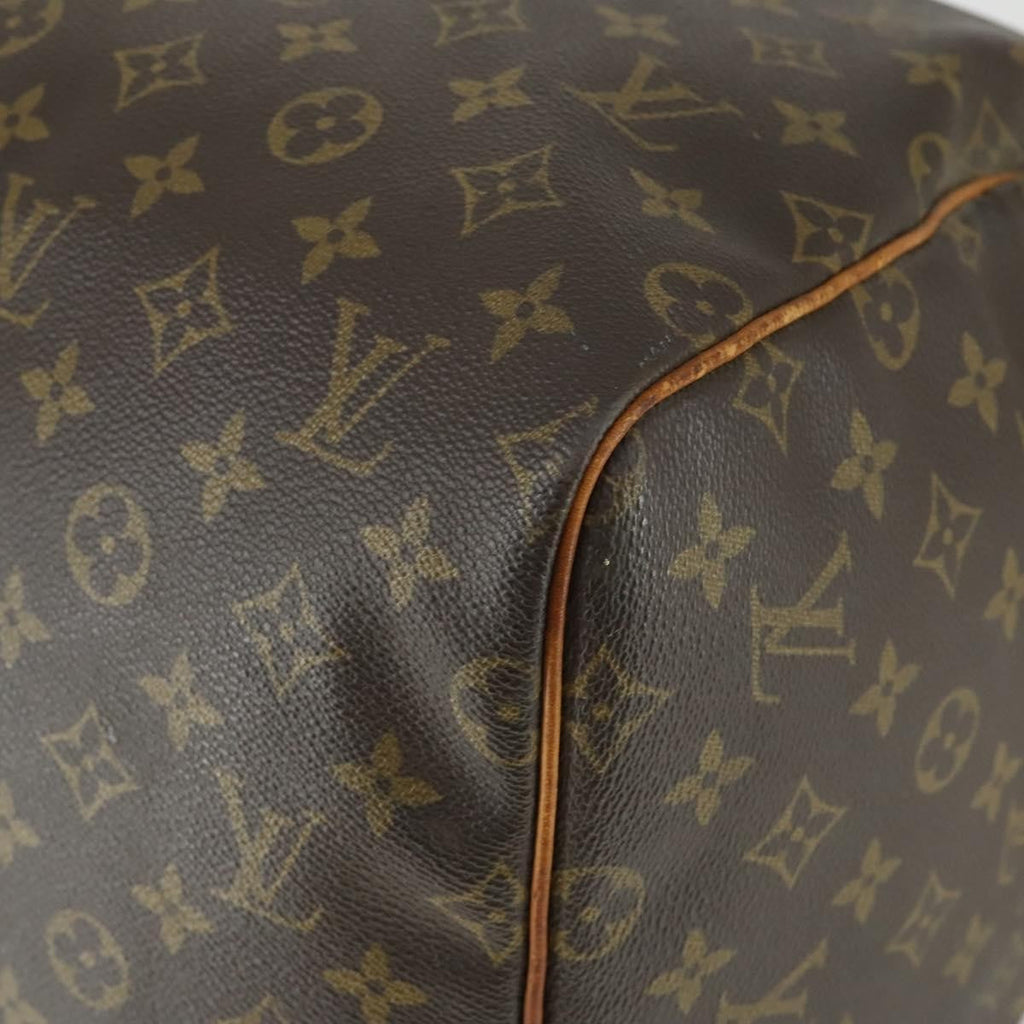 Louis Vuitton Keepall Bag Monogram Canvas Brown Canvas Travel Bag