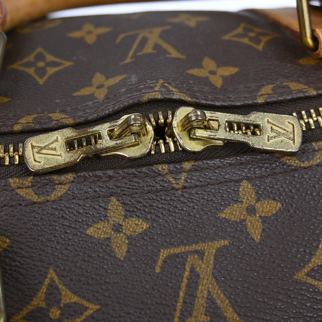 Louis Vuitton Keepall Bag Monogram Canvas Brown Canvas Travel Bag