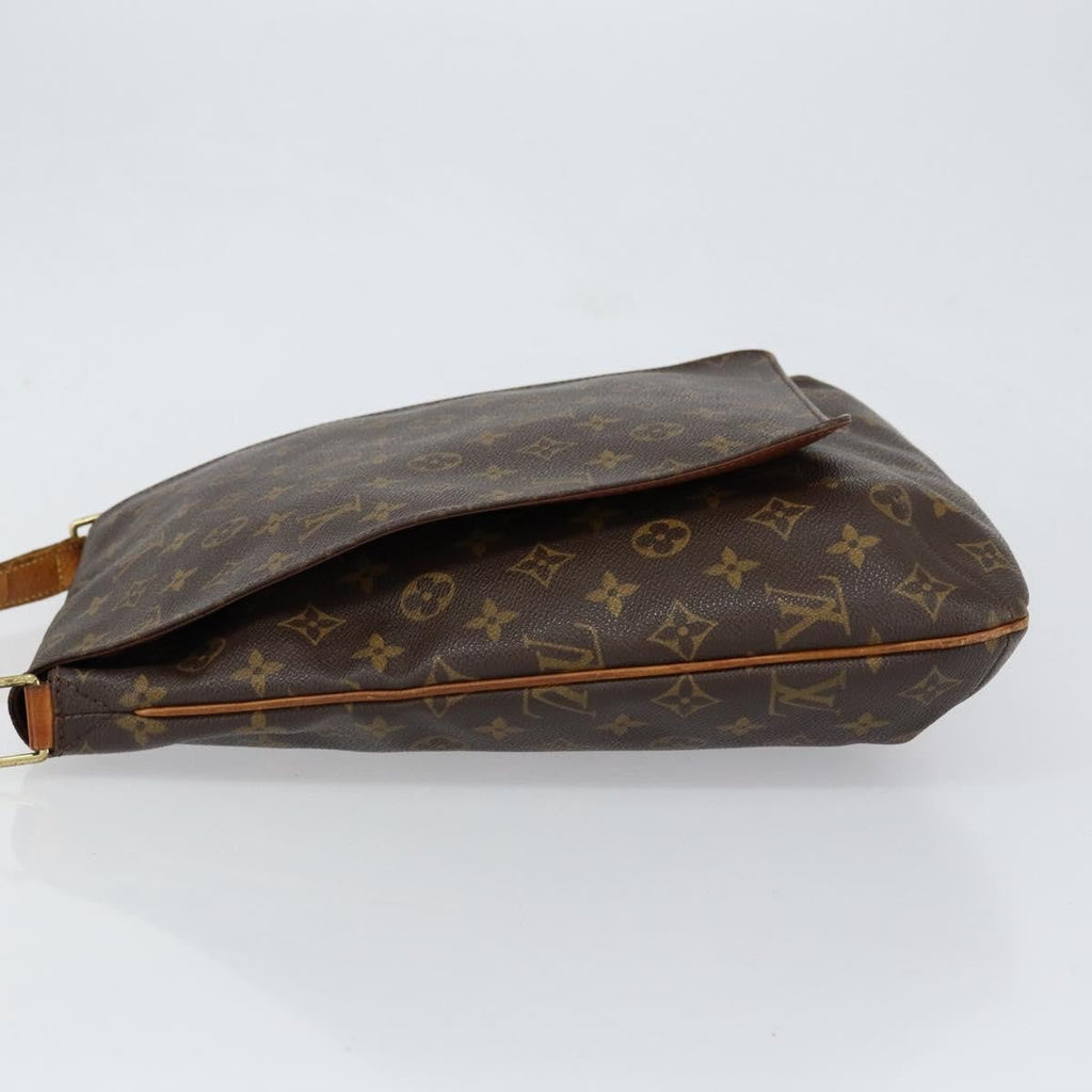 Louis Vuitton Musette Handbag Monogram Canvas Brown Canvas Shoulder Bag