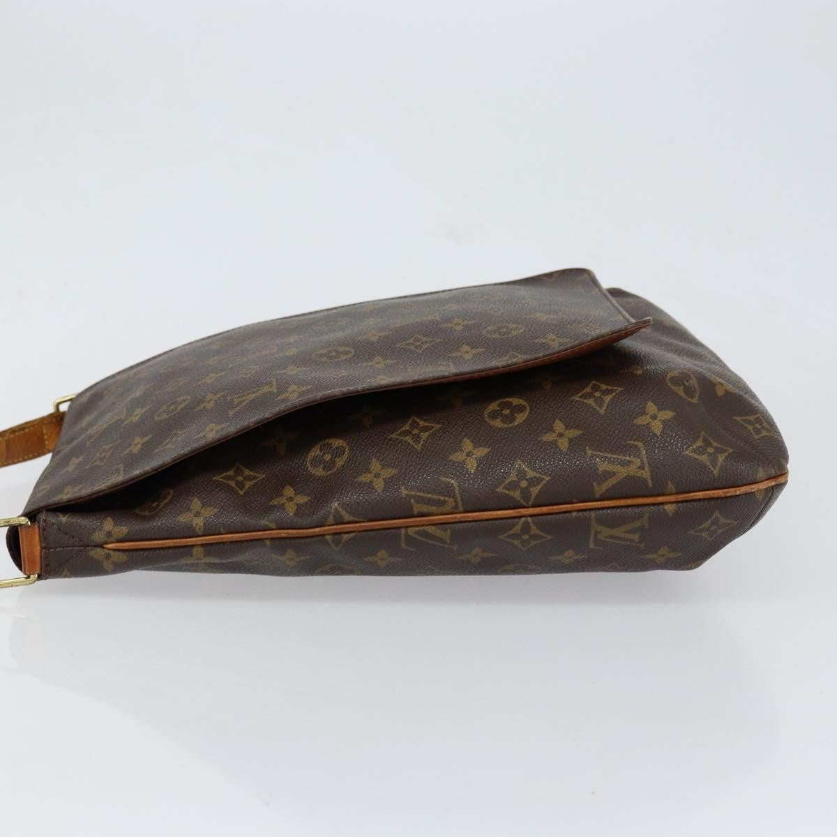 Louis Vuitton Musette Handbag Monogram Canvas Brown Canvas Shoulder Bag