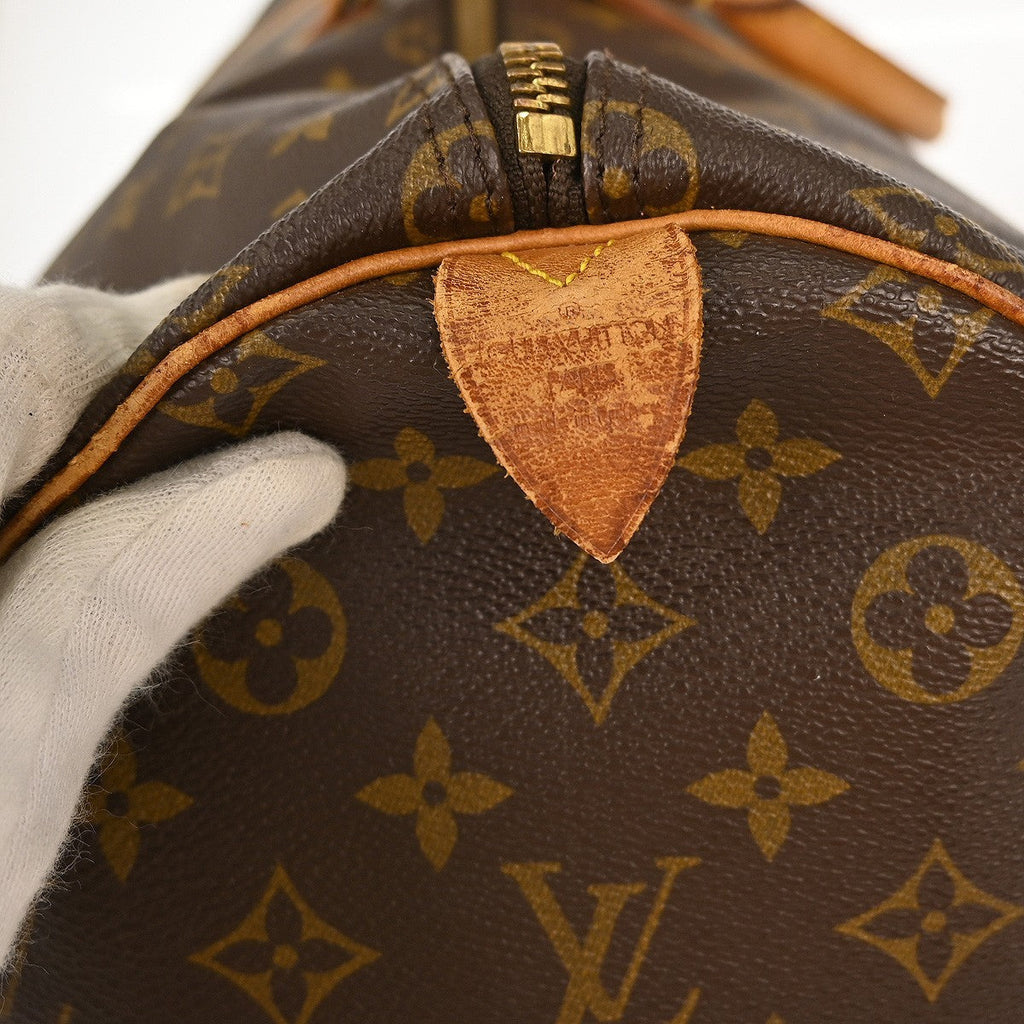 Louis Vuitton Keepall Bag Monogram Canvas Brown Canvas Travel Bag