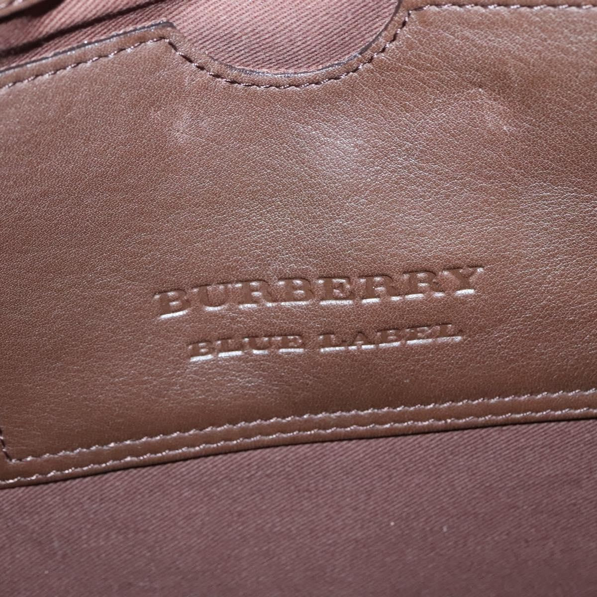 Burberry Blue Label Shoulder Bag Velvet Beige Velvet Shoulder Bag