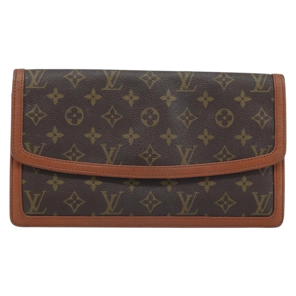 Louis Vuitton Dame Pochette Monogram Canvas Brown Canvas Clutche & Pouche Bag