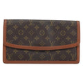Louis Vuitton Dame Pochette Monogram Canvas Brown Canvas Clutche & Pouche Bag
