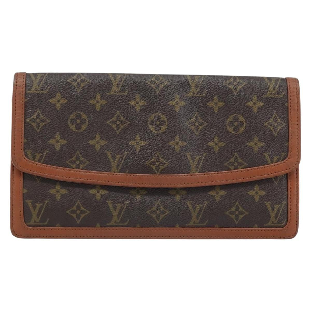 Louis Vuitton Dame Pochette Monogram Canvas Brown Canvas Clutche & Pouche Bag