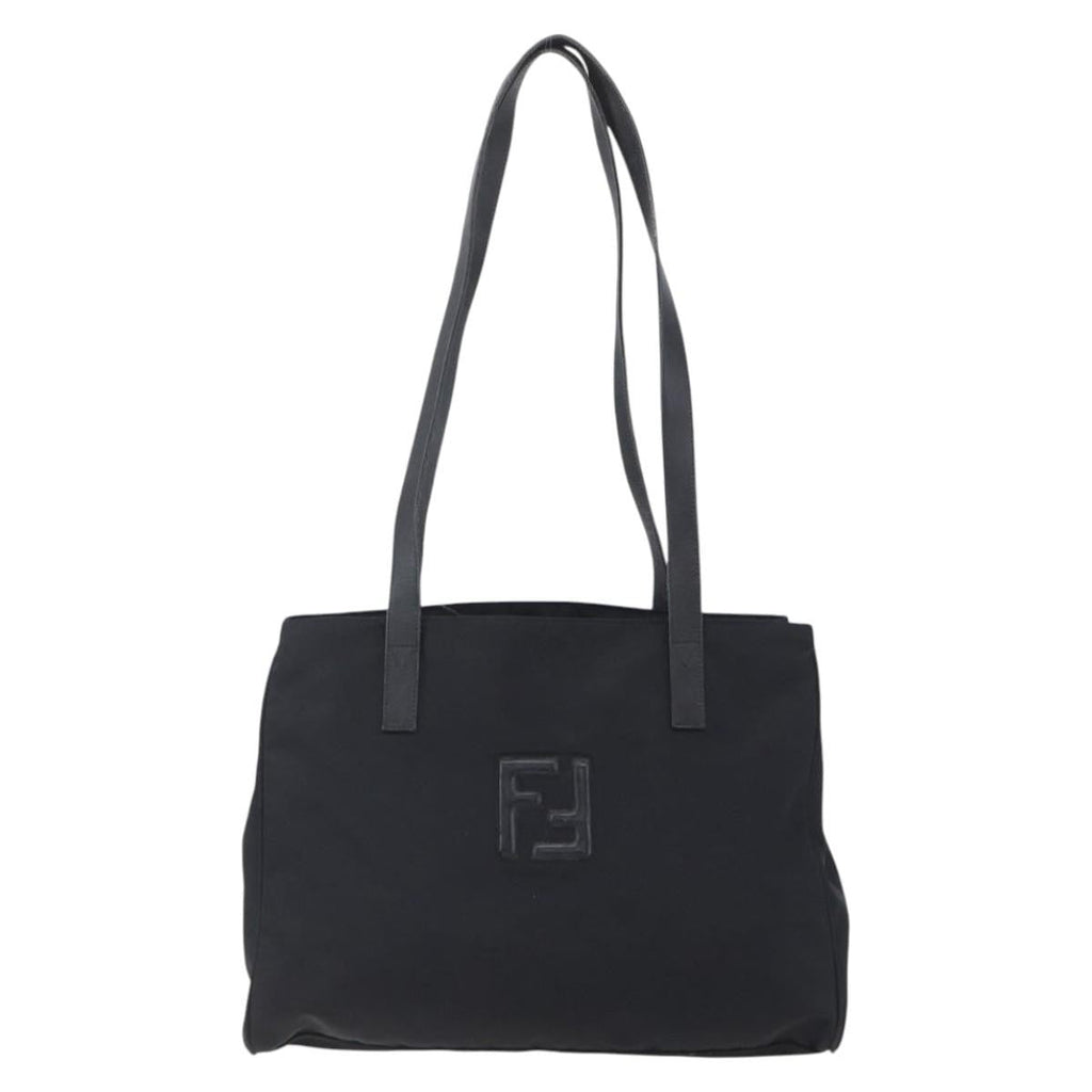 Fendi Vintage Ff Tote Nylon Black Nylon Tote Bag Bag