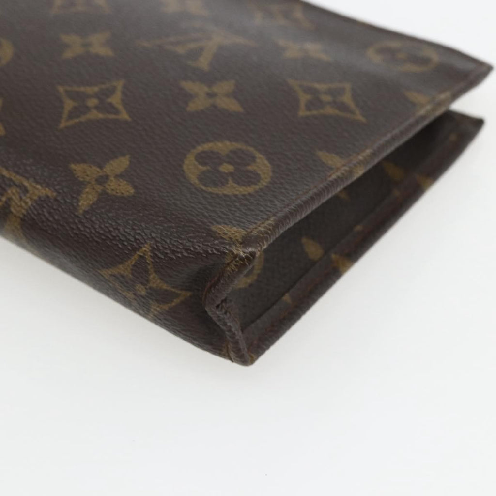 Louis Vuitton Toiletry Pouch Monogram Canvas Brown Canvas Clutche & Pouche Bag