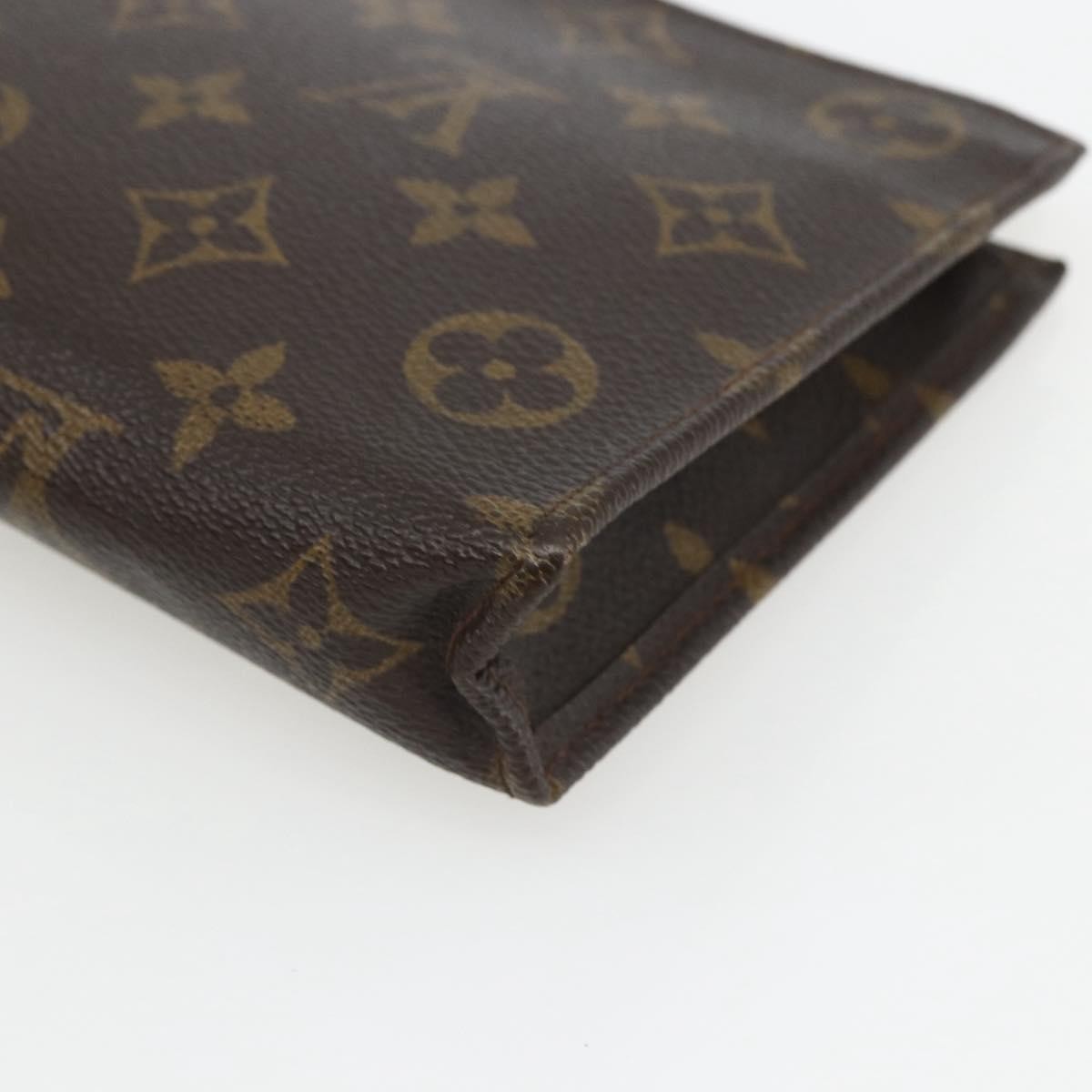 Louis Vuitton Toiletry Pouch Monogram Canvas Brown Canvas Clutche & Pouche Bag