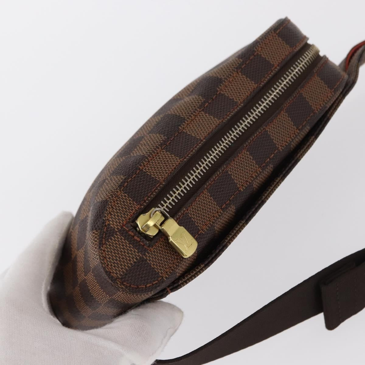 Louis Vuitton Geronimos Waist Bag Damier Brown Canvas Shoulder Bag
