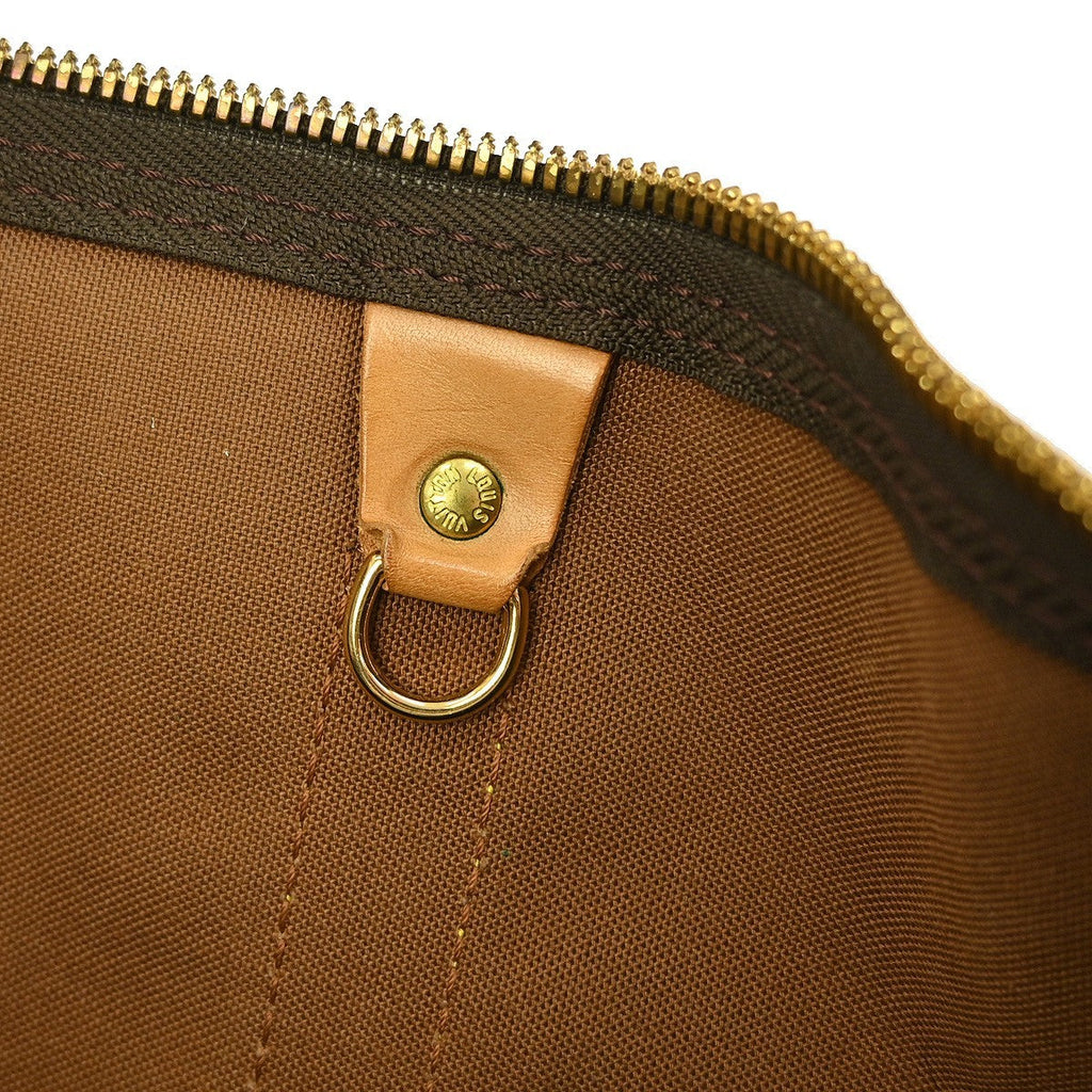 Louis Vuitton Keepall Bag Monogram Canvas Brown Canvas Travel Bag