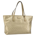Gucci Plus Tote Gg Imprime Gold Pvc Tote Bag Bag (Pre-Owned)