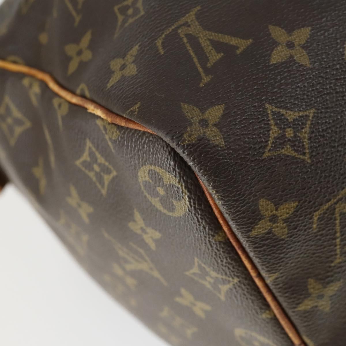 Louis Vuitton Keepall Bag Monogram Canvas Brown Canvas Travel Bag
