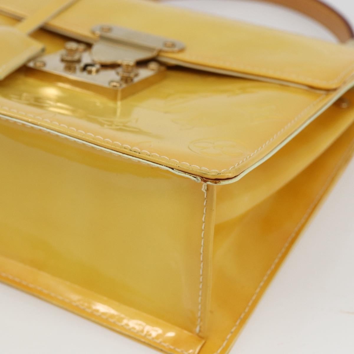 Louis Vuitton Spring Street Nm Handbag Patent Leather Yellow Patent_Leather Handbag